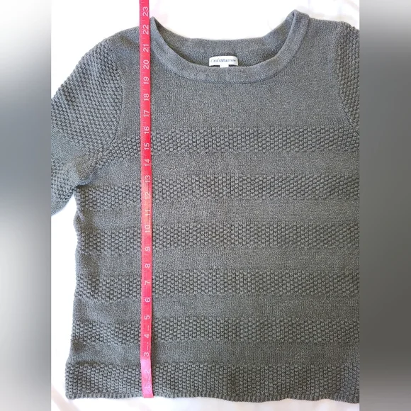 Croft & Barrow 3/4 length sleeve sweater - Picture 3 of 8
